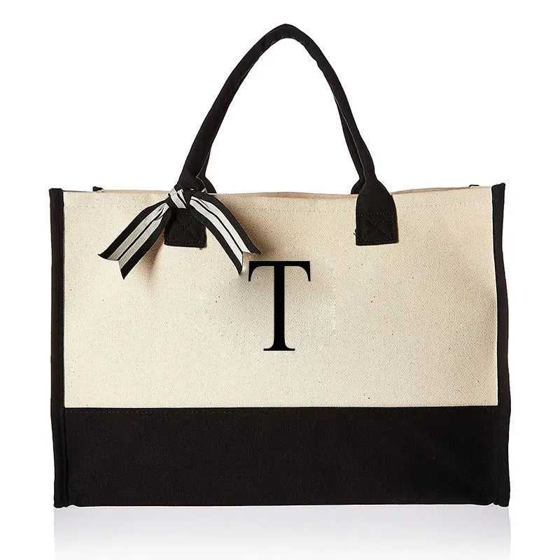 Tasche Canvas mit personalisierter Initiale