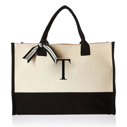 Tasche Canvas mit personalisierter Initiale