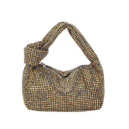 Baguette-Tasche Glanz Fabiana