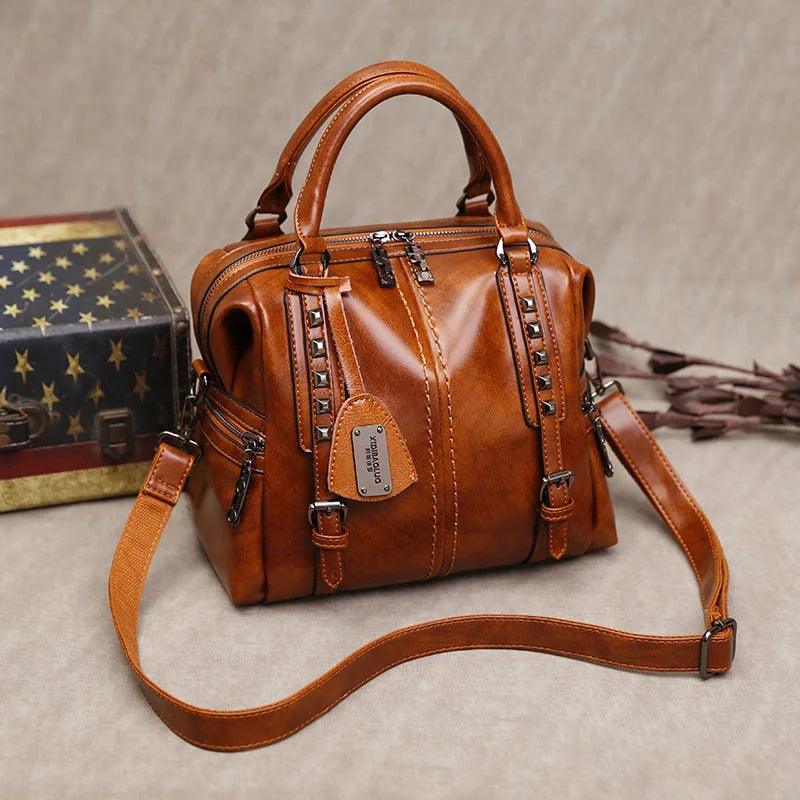 Tasche aus Echtleder - Lia