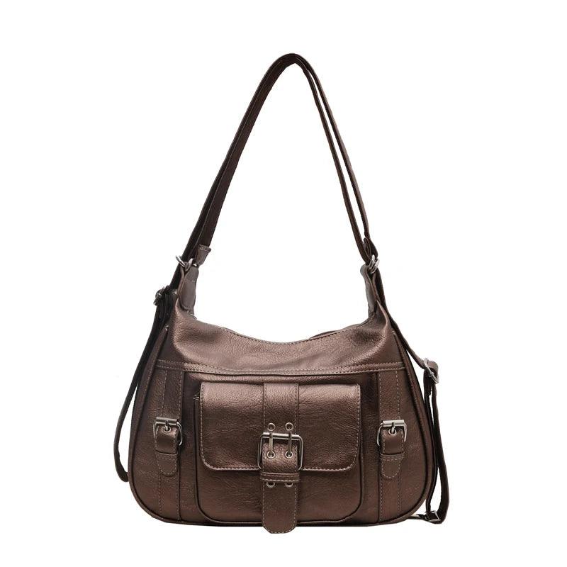 Tasche 2 in 1 aus Echtleder - Sofia