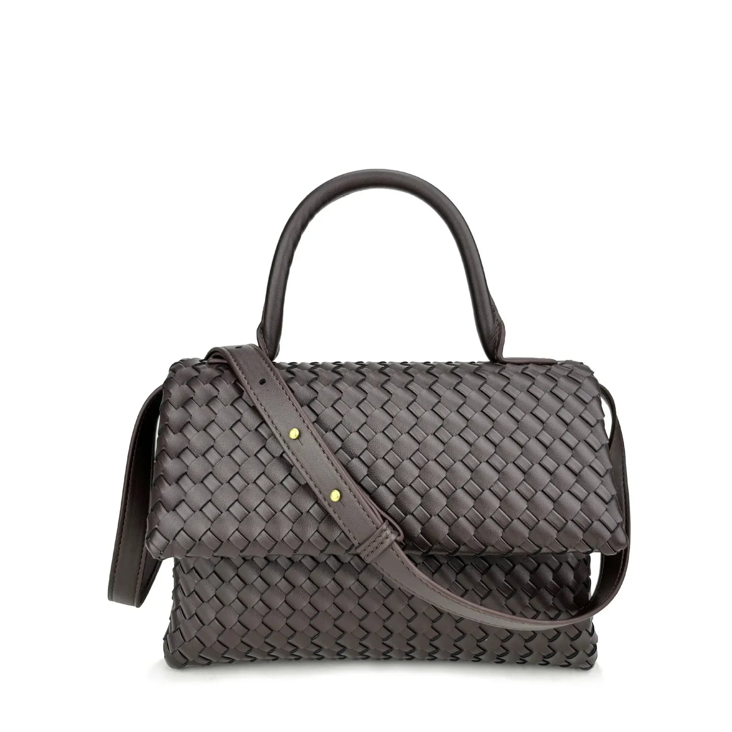 Geflochtene Tasche aus Echtleder Débora