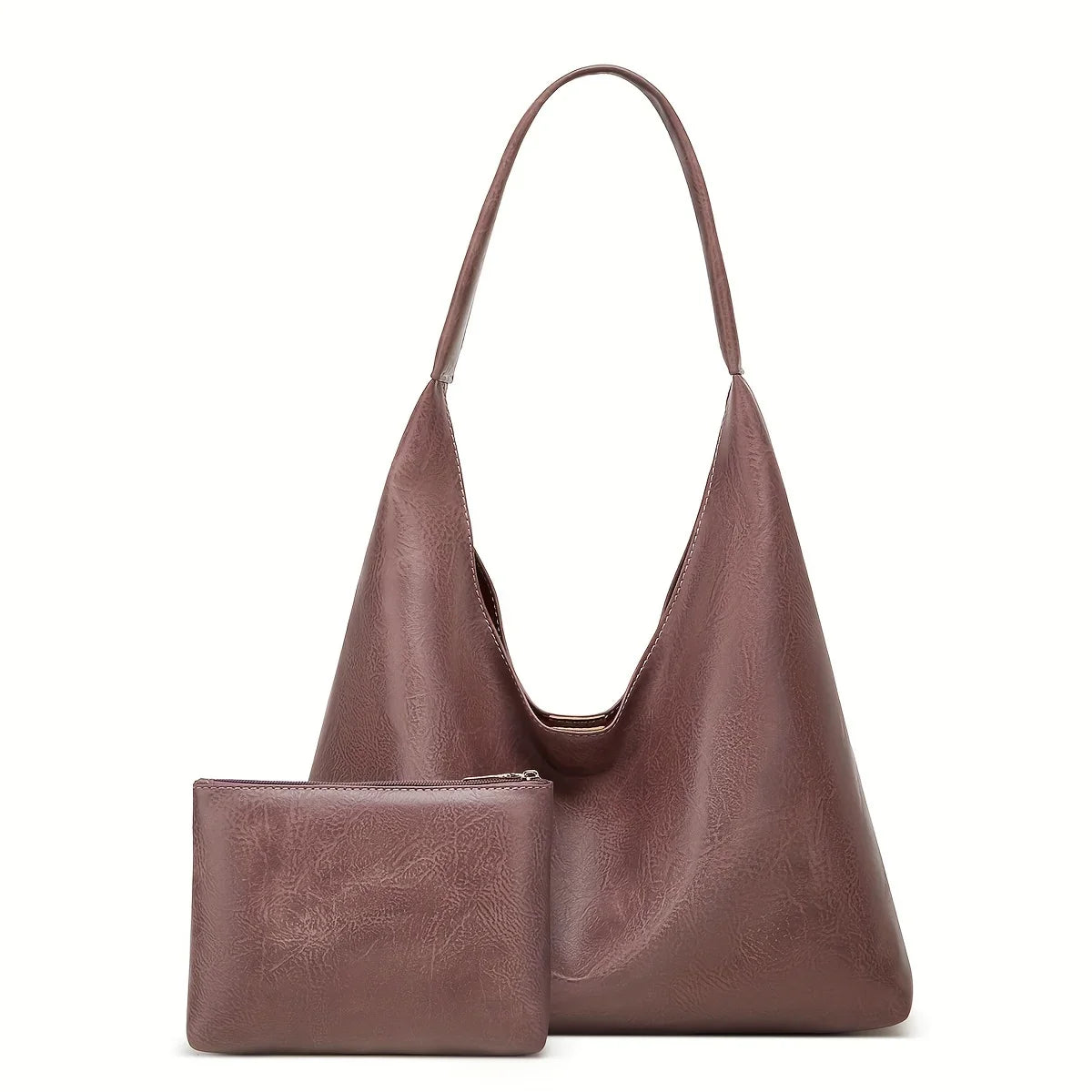 Messenger-Tasche aus Echtleder + Geldbörse aus Leder - Manz