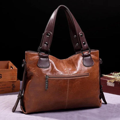 Tasche aus Echtleder - Olivia