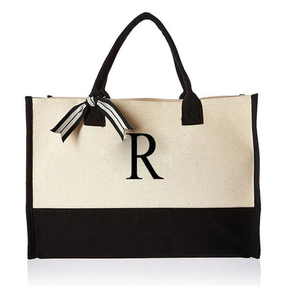 Tasche Canvas mit personalisierter Initiale