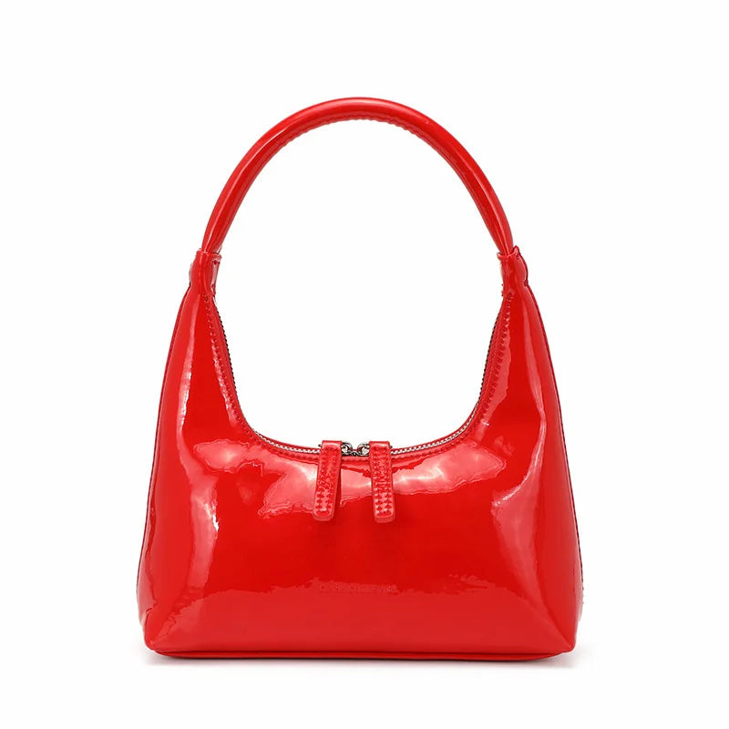 Baguette-Tasche aus Echtleder Aurora