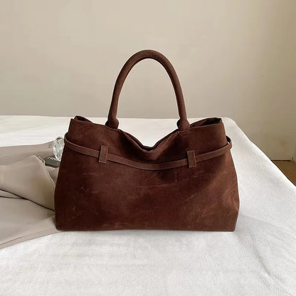 Damen-Tote-Tasche aus Wildleder - Esmé