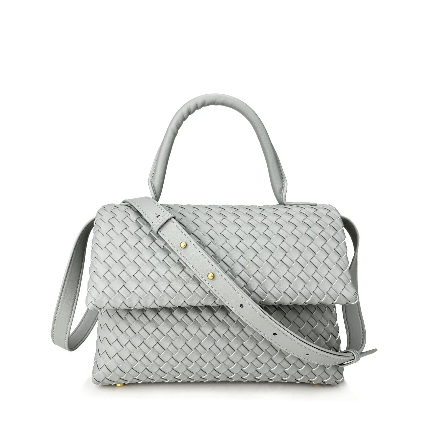 Geflochtene Tasche aus Echtleder Débora