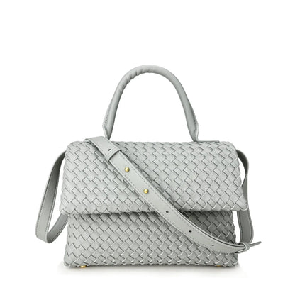 Geflochtene Tasche aus Echtleder Débora
