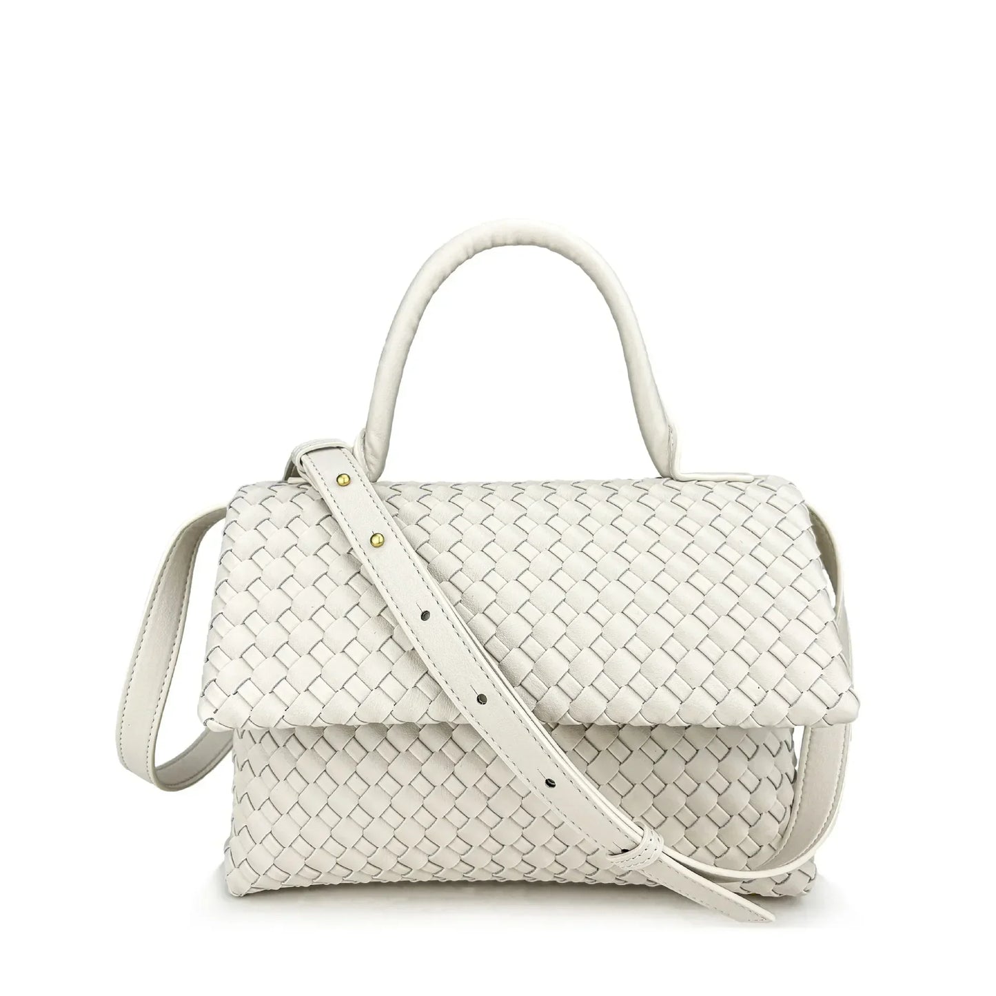 Geflochtene Tasche aus Echtleder Débora