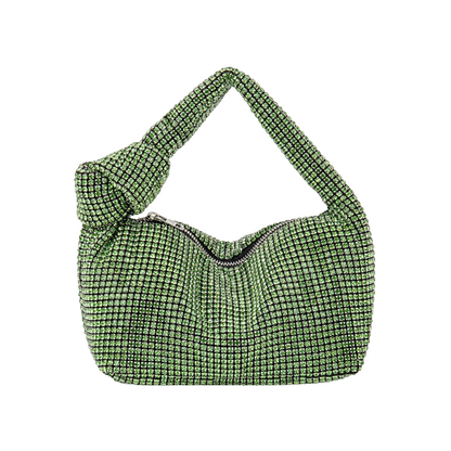 Baguette-Tasche Glanz Fabiana