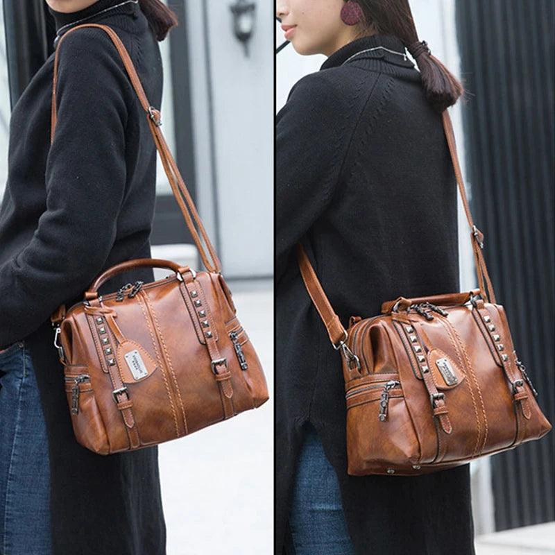 Tasche aus Echtleder - Lia