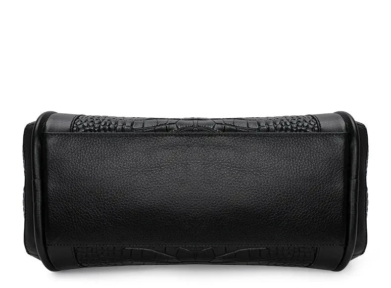 Mittlere Tasche aus Echtleder Chloe Croco