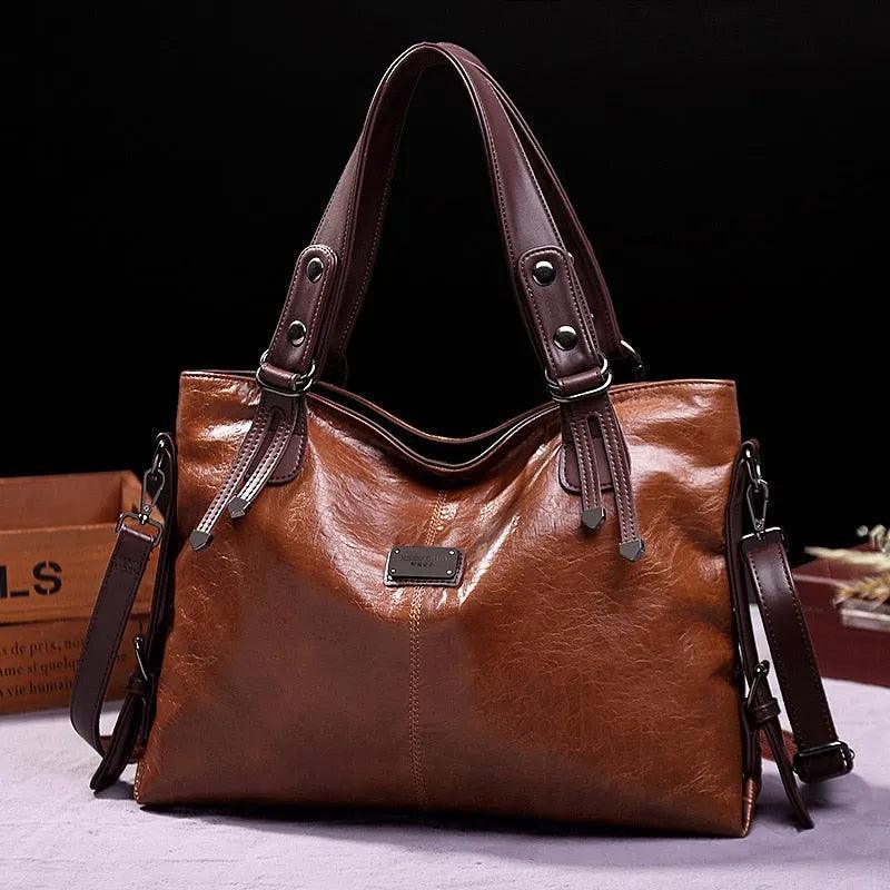 Tasche aus Echtleder - Olivia