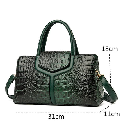 Tasche aus Echtleder - Crock