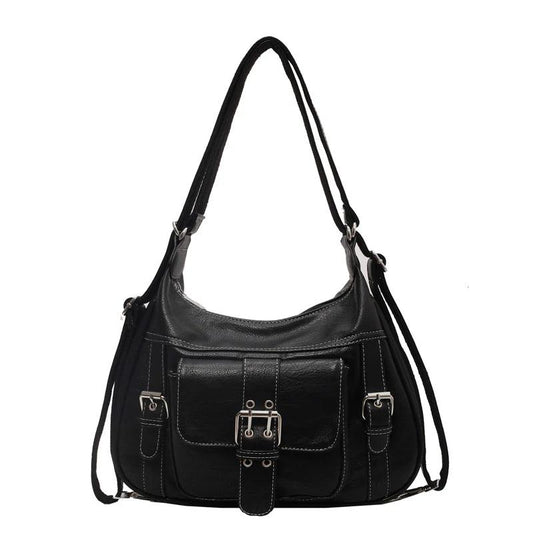 2-in-1-Tasche aus Echtleder - Sofia