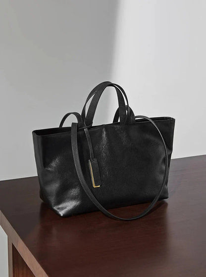 Tote-Tasche aus Echtleder Joana