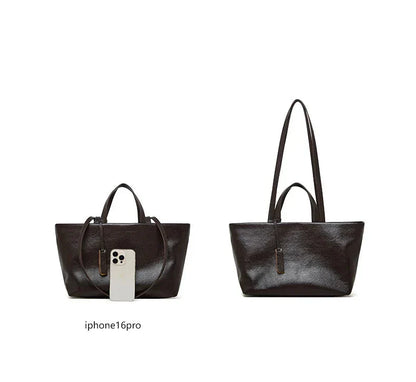 Tote-Tasche aus Echtleder Joana