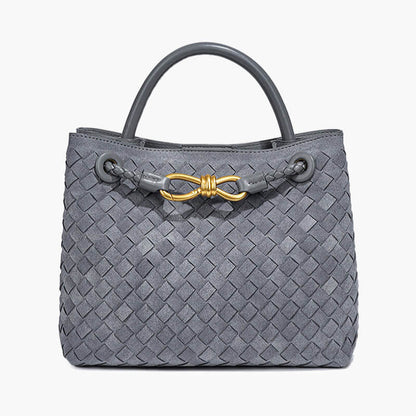 Mittelgroße Tote-Tasche aus Wildleder Jéssica