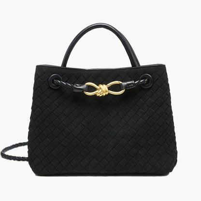 Mittelgroße Tote-Tasche aus Wildleder Jéssica