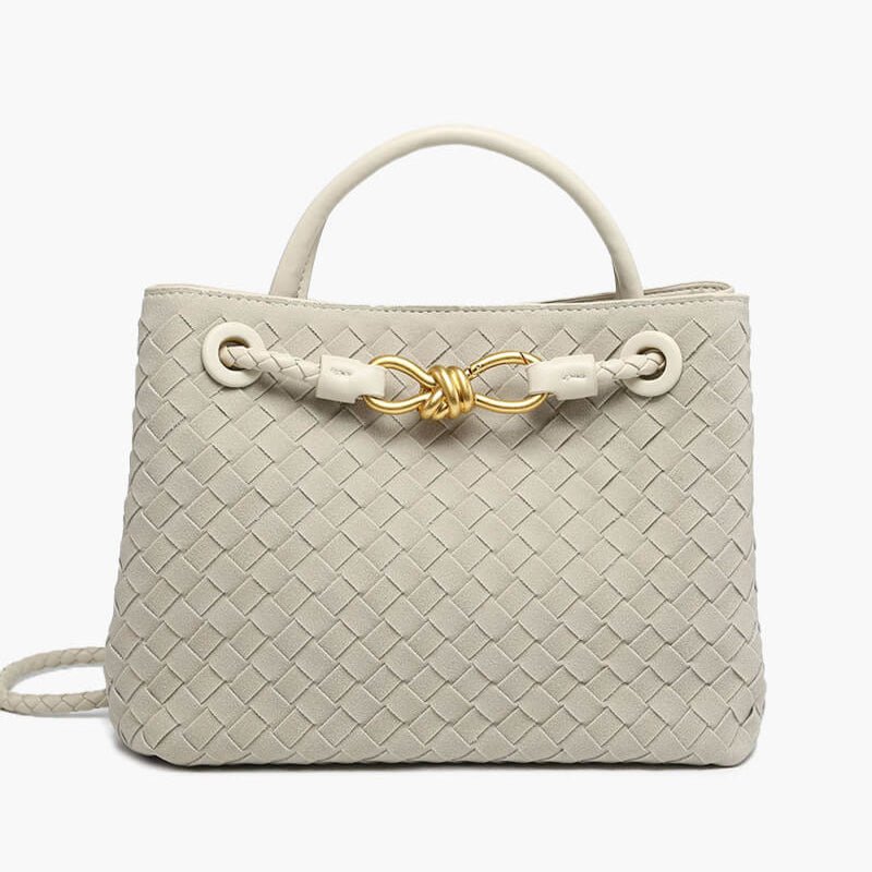 Mittelgroße Tote-Tasche aus Wildleder Jéssica