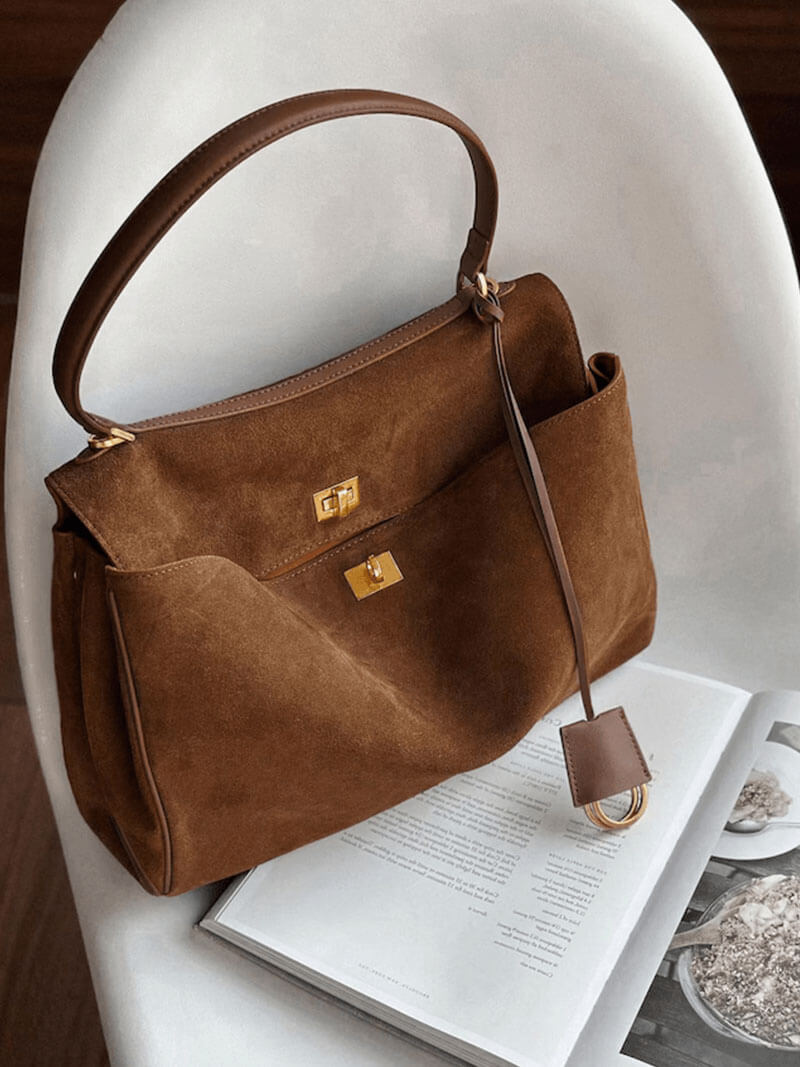 Tasche Ivana Wildleder