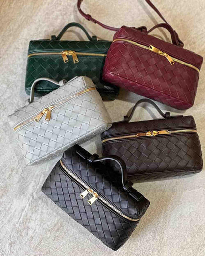 Kleine geflochtene Tote-Tasche Bellatrix