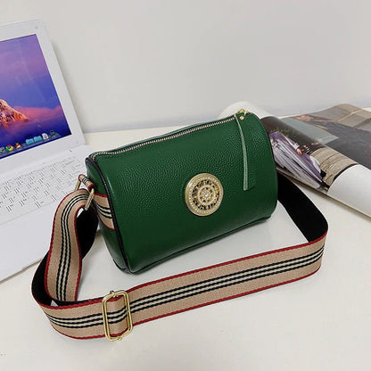 Kleine Schultertasche aus Leder - Orlane