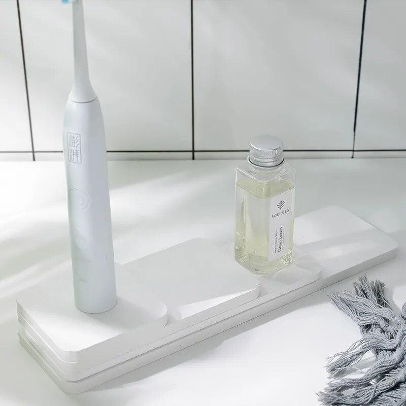 Absorbent Diatomite Coaster Quick-dry Soap Holder Nordic INS Bathroom Shelf Non-slip Water Cup Pad MildewProof Table Coaster - Lily Depot
