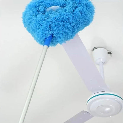 Adjustable Circular Dust Duster Portable Scalable Household Cleaning Brush Ceiling Fan Cabinet Duster Accessories Dust Cleaner - Lily Depot