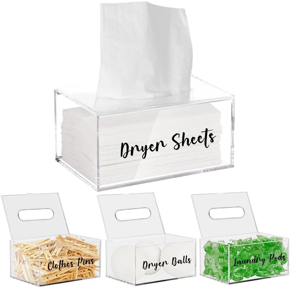 Airtight Laundry Detergent Dispenser Leak-Proof Refillable Empty Tank for Powder Softener Bleach Storage Container with Labels - Lily Depot