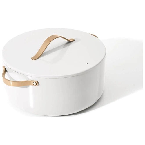 Beautiful 8QT Stock Pot, White Icing by Drew Barrymore - Lily Depot