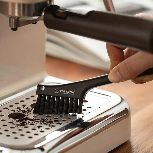 CAFEDE KONA Bench Brush / Coffee Grinder Cleaning Brush Keep Grinder & Workbench Clean Without Fumbling Between Multiple Tools - Lily Depot