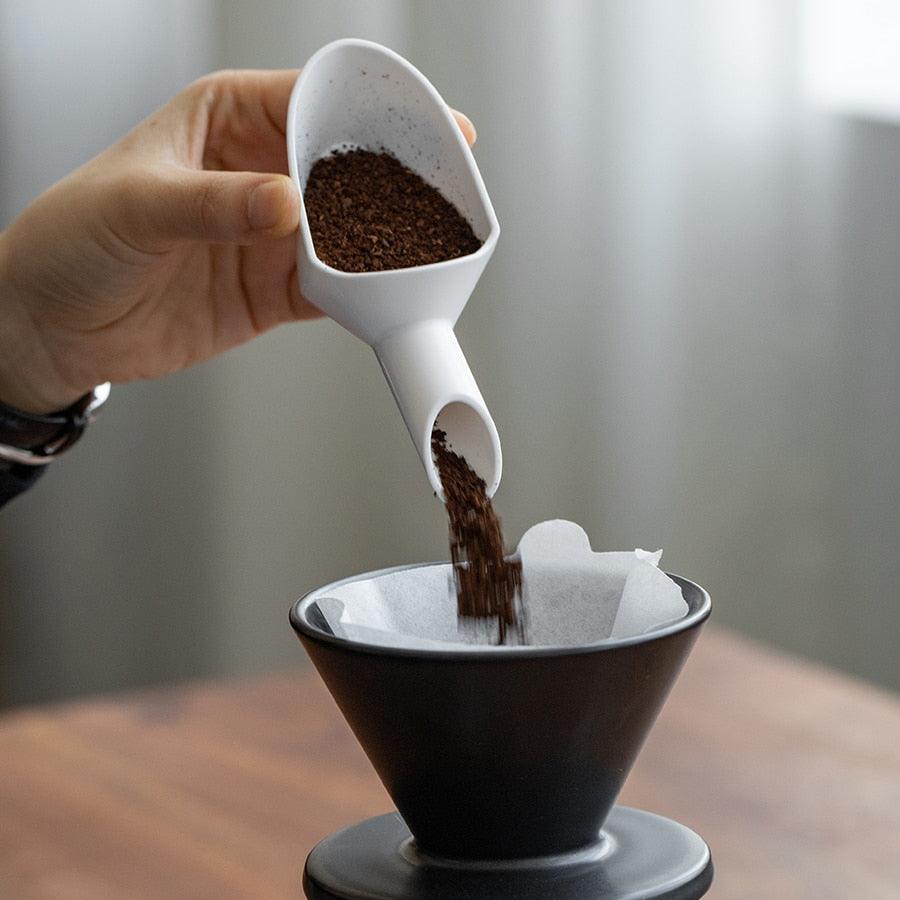 CAFEDE KONA Coffee Shovel Measuring Spoon 20g Scoop Coffee Beans Kitchen Measuring Tool Coffee Spoon Matching Series - Lily Depot