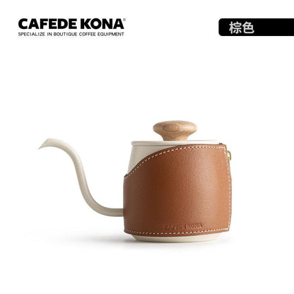 CAFEDE KONA Handleless small Drip Kettle Pour Over Kettle Coffee Pot 360ml Enables You To Brew More Flexibly And Easily - Lily Depot
