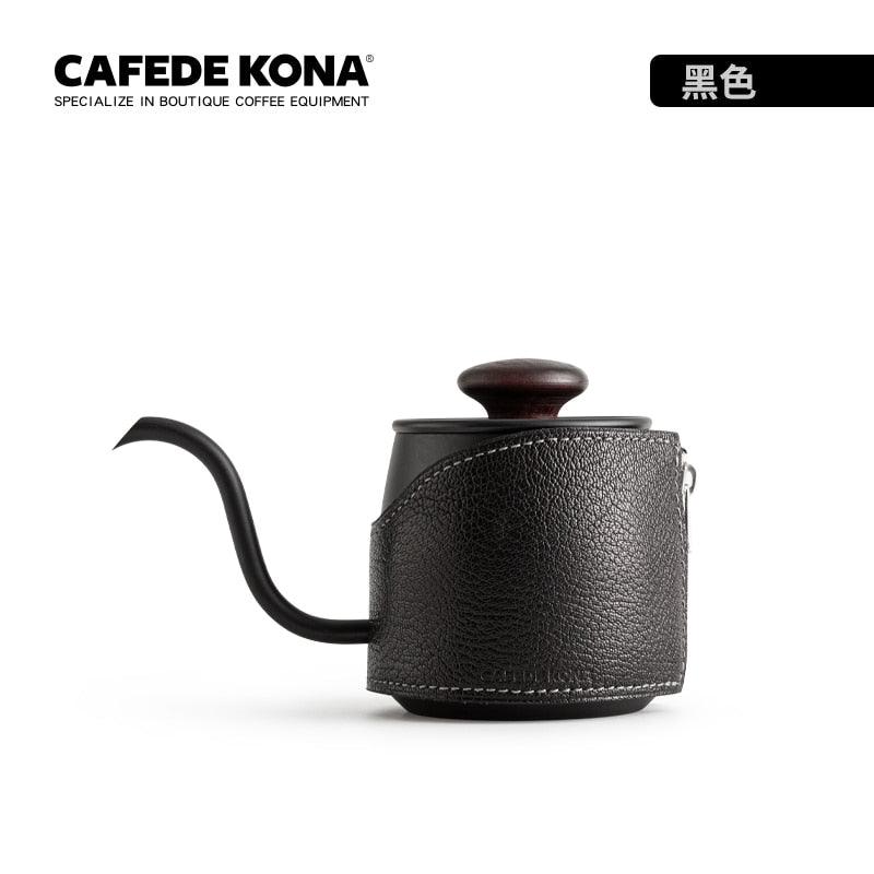 CAFEDE KONA Handleless small Drip Kettle Pour Over Kettle Coffee Pot 360ml Enables You To Brew More Flexibly And Easily - Lily Depot