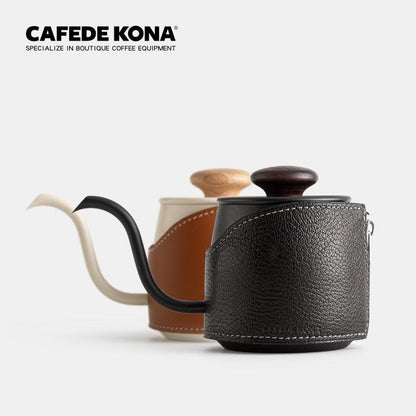 CAFEDE KONA Handleless small Drip Kettle Pour Over Kettle Coffee Pot 360ml Enables You To Brew More Flexibly And Easily - Lily Depot
