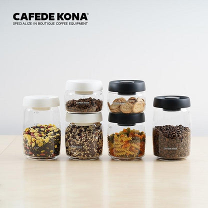 CAFEDEKONA Glass Canister Vacuum Glass Sealed Tank Borosilicate Glass Storage Jar With Lid Food Storage Jar Kitchen Storage Box - Lily Depot