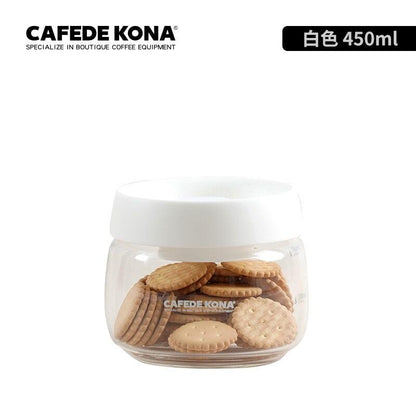 CAFEDEKONA Glass Canister Vacuum Glass Sealed Tank Borosilicate Glass Storage Jar With Lid Food Storage Jar Kitchen Storage Box - Lily Depot