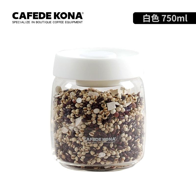 CAFEDEKONA Glass Canister Vacuum Glass Sealed Tank Borosilicate Glass Storage Jar With Lid Food Storage Jar Kitchen Storage Box - Lily Depot