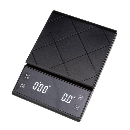 CAFEDEWINNER hand drip coffee scale 0.1g/3kg precision sensors kitchen food scale with Timer include Waterproof Protective pad - Lily Depot