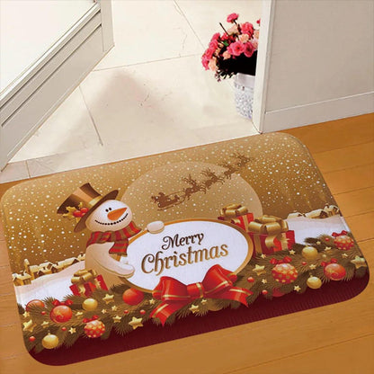 Christmas Door Mat Santa Claus Outdoor Carpet Merry Christmas Decorations For Home 2023 Navidad Xmas Ornament New Year 2024 - Lily Depot