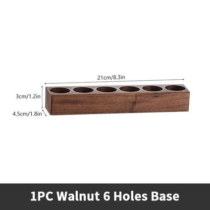 Coffee Beans Storage Container Tube Display Rack Tea Bottle Glass Single Dose Espresso Accessory Coffeware Set Barista Tool Gift - Lily Depot