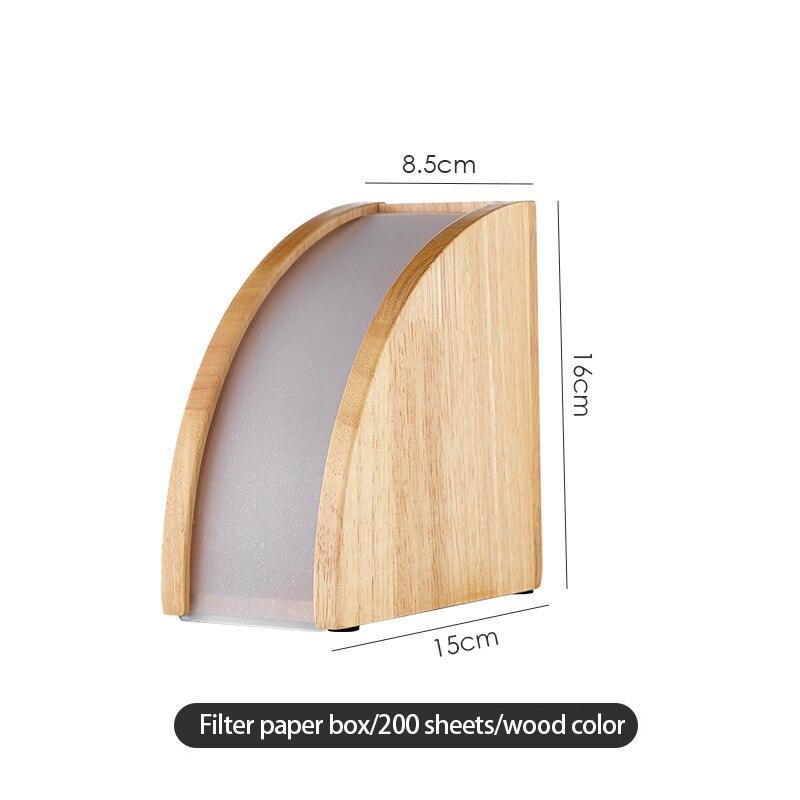 Coffee Filter Container 60° Hand Drip Coffee Filter Paper Holder Storage Rack Cone Coffee Accessories Pour Over Stand Decorative - Lily Depot