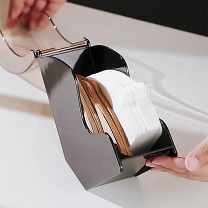 Coffee Filter Container 60° Hand Drip Coffee Filter Paper Holder Storage Rack Cone Coffee Accessories Pour Over Stand Decorative - Lily Depot