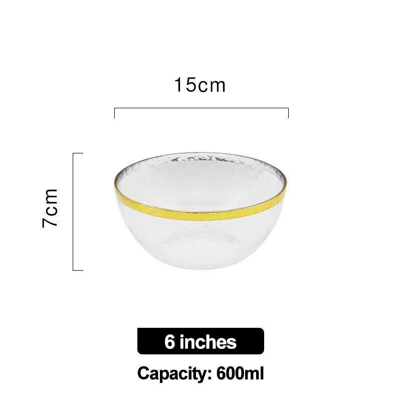 Creativity fruit salad Glass bowl ramen cereal soup bowls mixing rice bowl set Food Storage Container Nordic kitchen Tableware - Lily Depot
