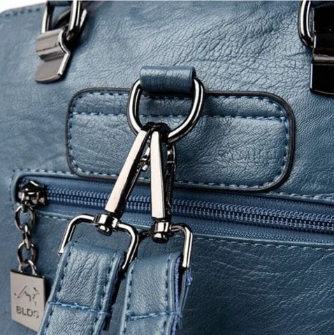 Rucksack-Tasche aus Leder Vivette