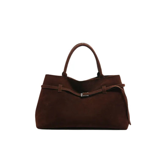 Damen-Tote-Tasche aus Wildleder - Esmé