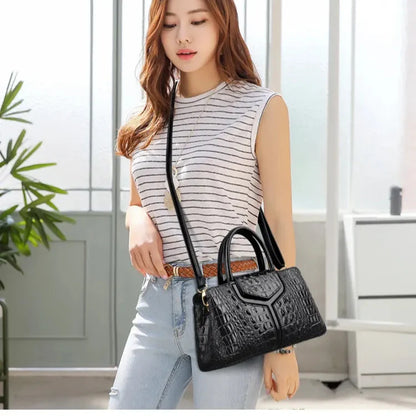 Tasche aus Echtleder - Crock