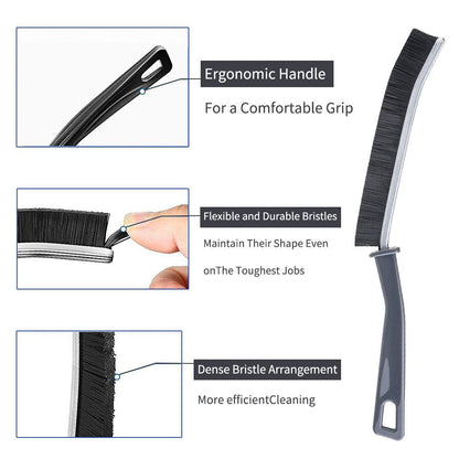 Durable Grout Cleaner Brush Household Tile Joints Scrubber Stiff Bristles Small Tile Grout Cleaning Brush for Shower Floor Lines - Lily Depot